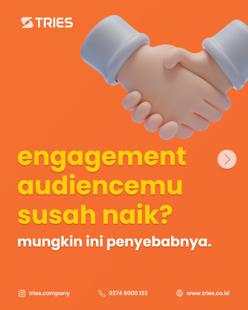 engagement audience susah naik